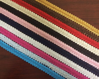 5/8" French Gimp Braid Trim Ribbon Scrapbooking Wedding Decoration 12 Colors