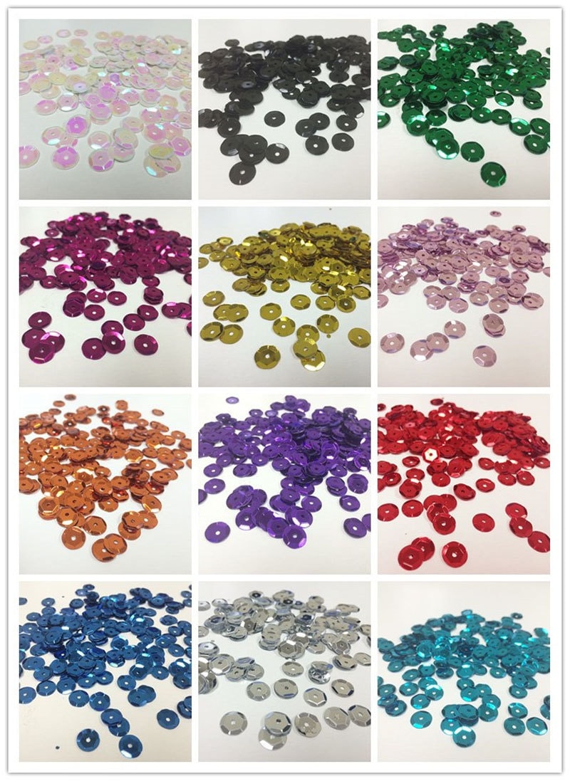 Metallic Finish Faceted Cup Sequins Loose Cup Sequins 5mm Lot Etsy