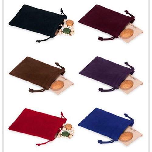 10/25/50 Velvet Drawstring Bags Jewelry Pouches for Christmas Etsy