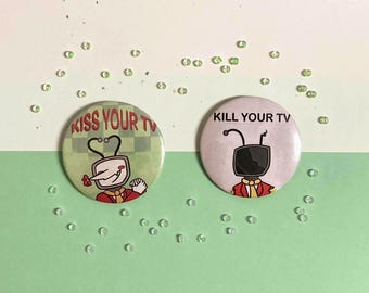 Tenna Button 2.25in Pinback - Routes