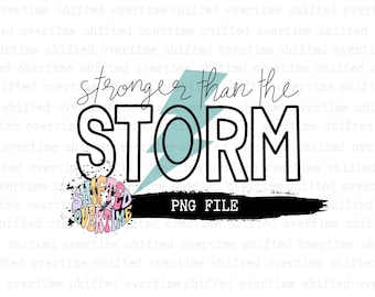 Lineman Stronger Than The Storm Bolt Mint PNG-bestand, grafisch ontwerp (digitale download)