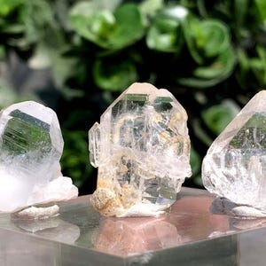 Trio Of Clear Quartz Crystals - 14 Grams - Pakistan