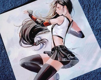 Lámina artística de Tifa - Decoración de pared de 5x5