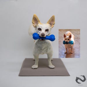 Custom 3D Pet Figurine: Personalized Pet Sculpture