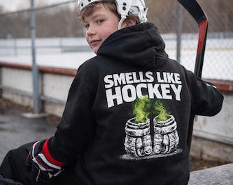 Youth Smells Like Hockey II – Game Gloves Hoodie