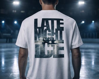 Late Night Ice Hockey T-Shirt