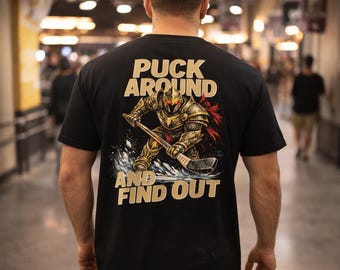 Puck Around Hockey T-Shirt - Golden Knights Edition