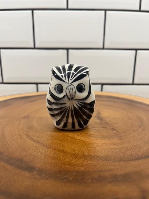 Hand-Painted Tonala Owl Figure