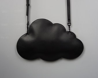 CLOUD clutch bag - black