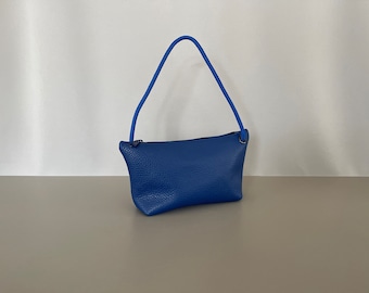 CORD pouch - cobalt leather