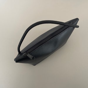 CORD pouch black leather image 2