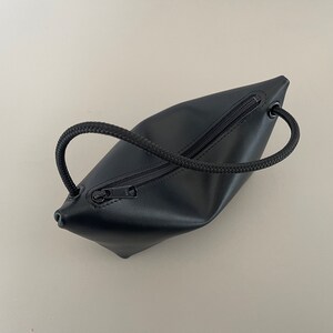 CORD pouch black leather image 8