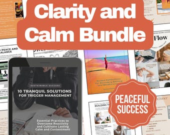 Clarity & Calm Printable Bundle | Reflection + Weekly Reset Tools