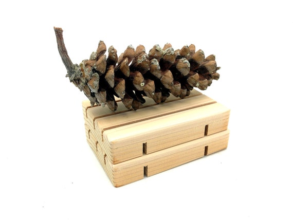 Wood Soap Dishes || set of 2 || Cedar Natural Wood Spa Soap Dishes || Green Living || Natural Gifts