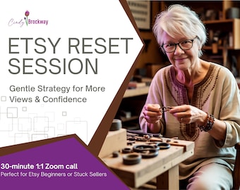 Etsy Shop Coaching – 30-Minute Reset Session, Clarity & Strategy (PDF Notes Included)