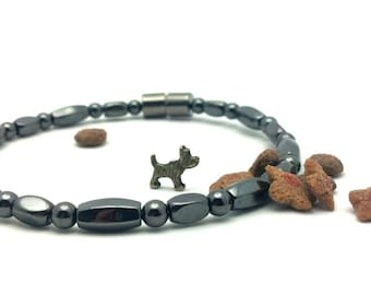 Magnetic Pet Collar || Holistic Pet Therapy || Pain Relief || Custom Sized || Wellness Health || EXTRA STRONG Clasp