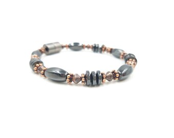Therapy Hematite and Copper Strong Clasp Homeopathic Magnetic PET Collar Wellness Health High Strength Pet Care Custom Sized Therapy Hematite and Copper Strong Clasp Homeopathic Magnetic PET Collar Wellness Health High Strength Pet Care Custom Sized