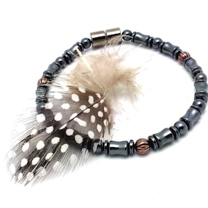 Magnetic Bracelet/Anklet | Therapy Alternative Pain Relief | Custom Sized | Wellness Health | magnetic hematite