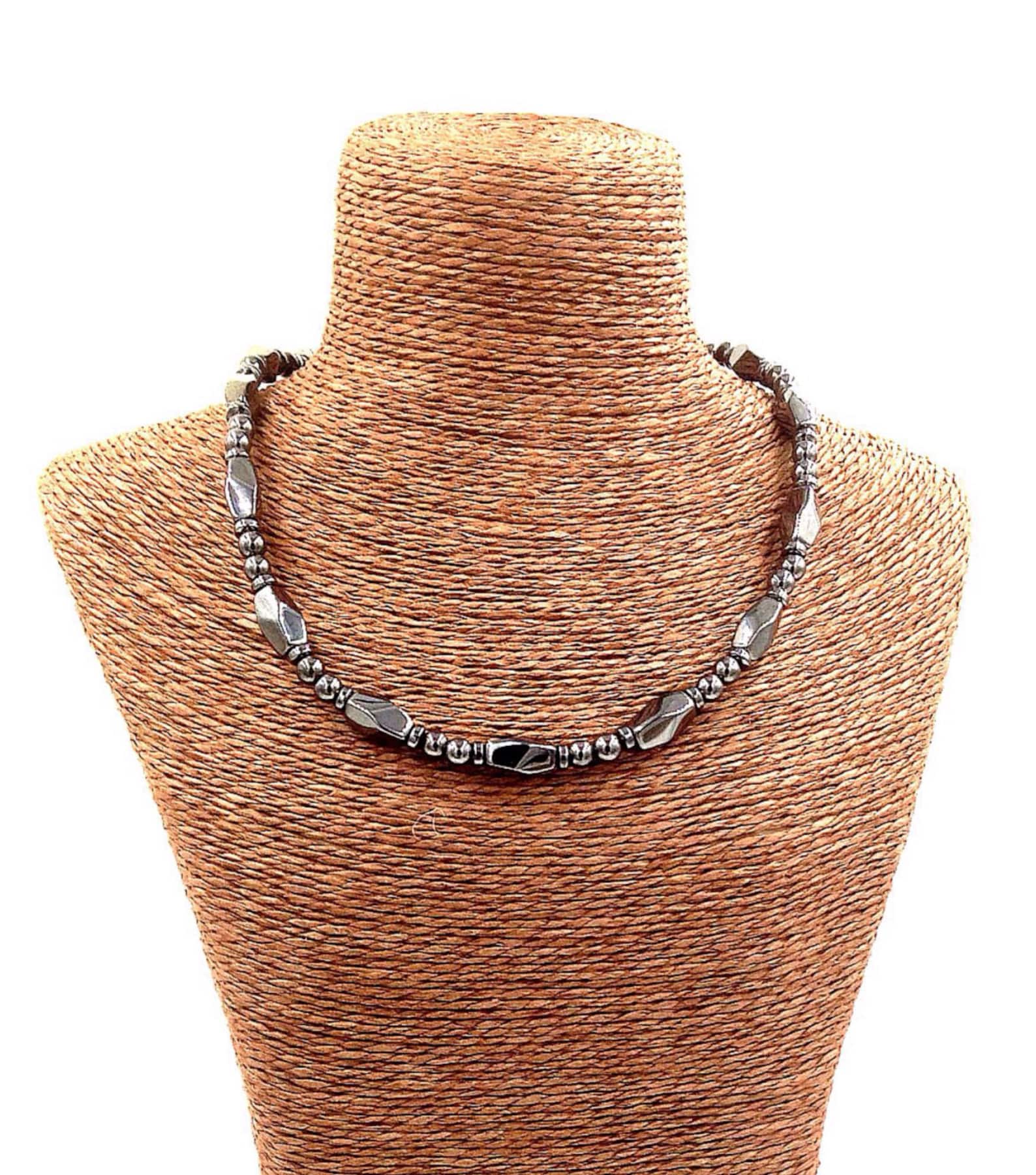 Necklace Hematite Therapy Triple POWER Hematite Etsy