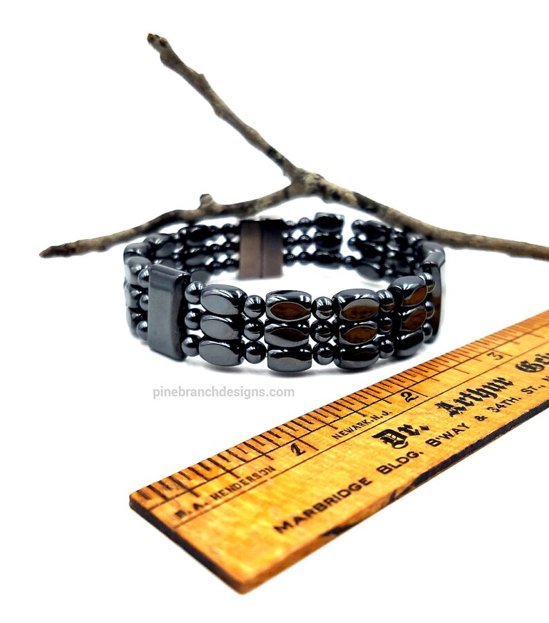 Men's Bracelet or Anklet Hematite Therapy Etsy