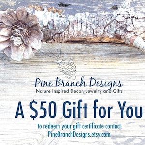 INSTANT Download Digital 50 Dollar Gift Certificate || Store Credit || Fathers Day || Birthday || email or text || quick gift