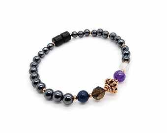 Personalized Mother’s Bracelet • Choose Your Stones • Meaningful Gift for Mom or Grandma • Magnetic Healing Jewelry