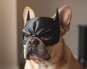 Batman Dog Mask, Pet Cosplay Costume for Halloween, Dogman Mask
