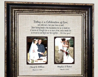 Personalized Wedding Gift for Parents of the Bride Groom