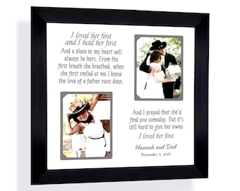 Personalized Wedding Song ANY Lyrics Photo Frame: Custom Made ANY First Dance, 12x12 Mat