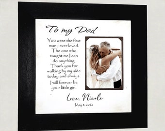 Personalized Father of the Bride Wedding Gift from Daughter for Dad