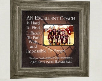 Team Gift for Basketball Coach End of Season Senior Night