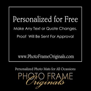 Wedding Gift For Grandparents, Personalize Wedding Photo Picture Frame, Custom Wedding Photo Mat, Wedding Gift from Bride and Groom image 8