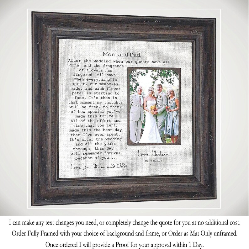 Wedding Gift for in Laws Mother of the Groom Wedding Gift for Etsy