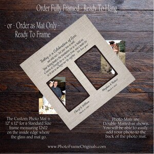 Gifts for Parents on Wedding Day, Parents of the Groom Wedding Gifts, Personalized Photo Frame, image 3