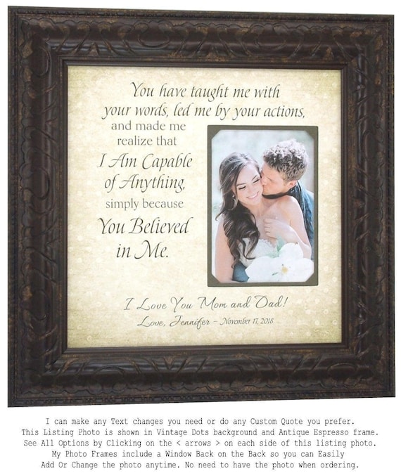 Pas Wedding Gift Personalized Picture Frame Image 0