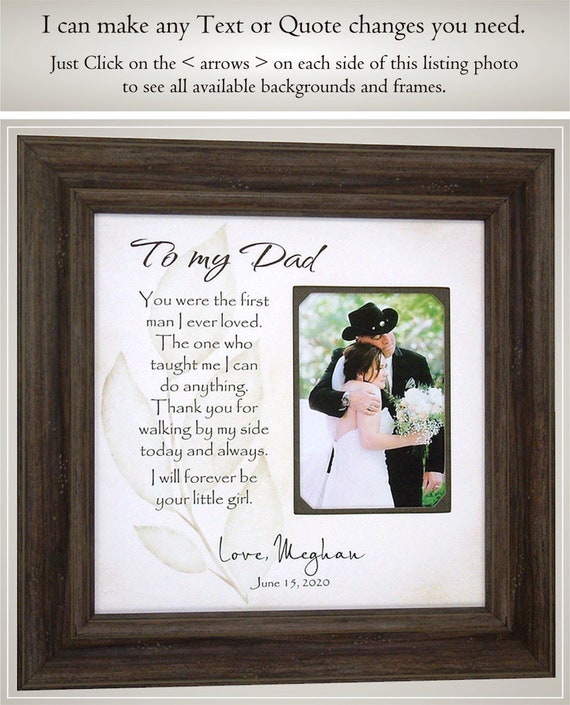 father and daughter picture frames