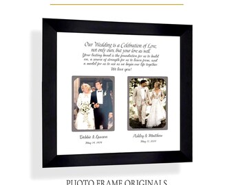 Parents Wedding Photo Frame - Custom Family Memory Display