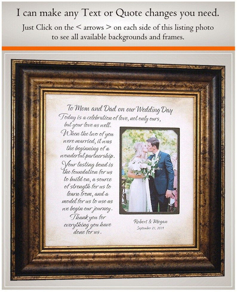 wedding gift ideas for parents of the groom