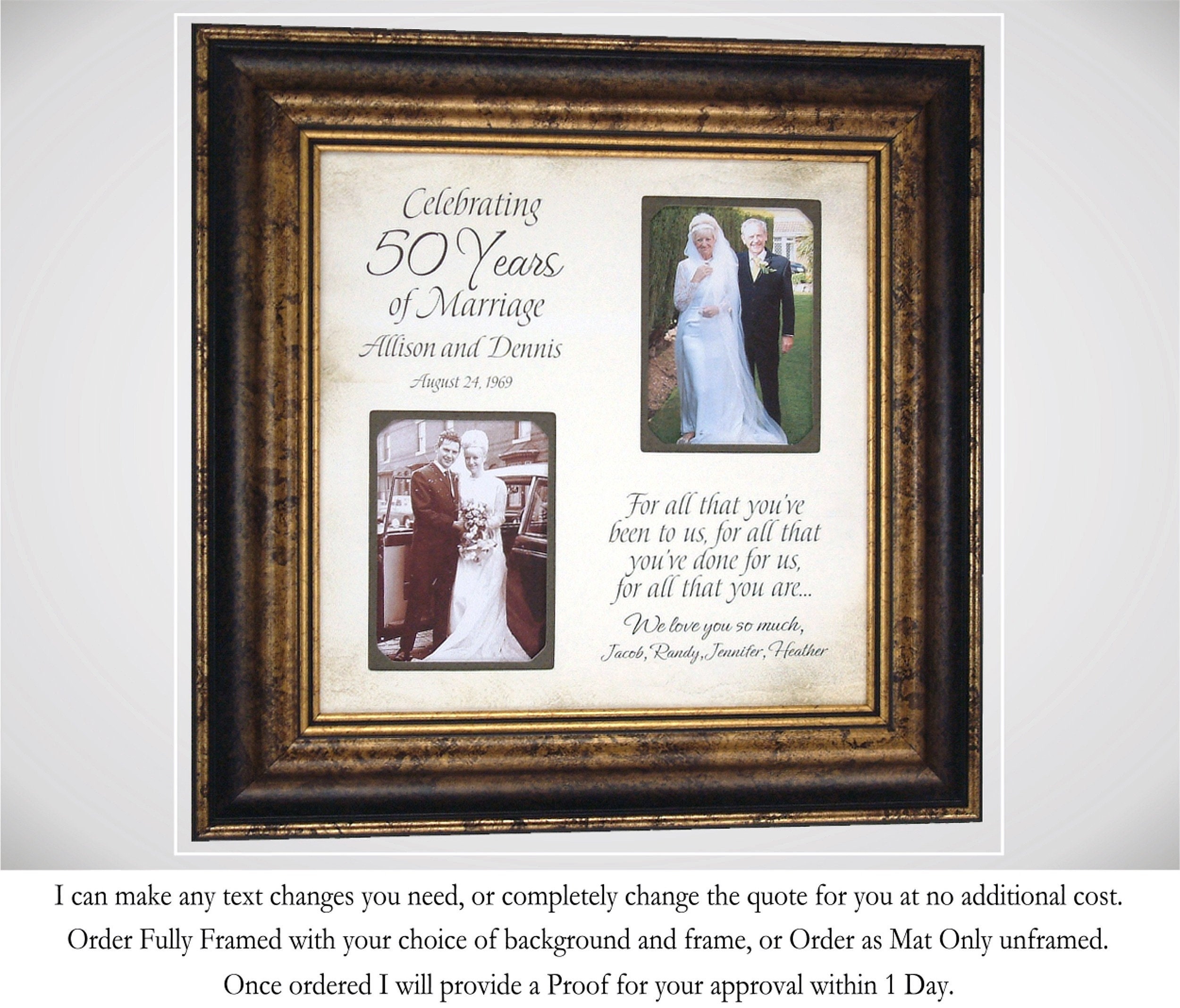 25th Silver Wedding Anniversary Photo Album 50 Pictures Raised Jewel 280161 