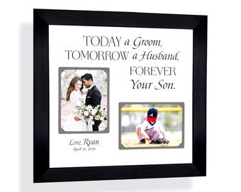 Custom Made Wedding Photo Frame: Mother of the Bride Keepsake ANY Message, 12x12 Mat