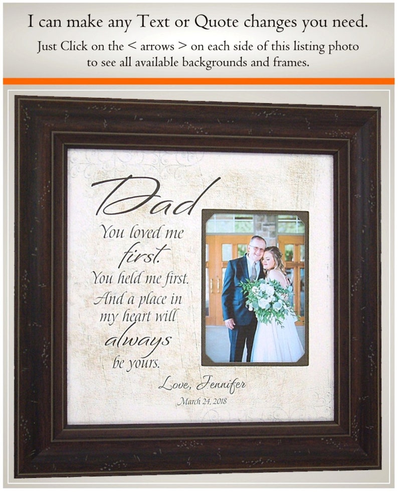 wedding gifts for dad from bride