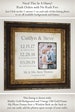 Personalized Picture Frame Wedding Gift for the Couple, Handmade Wedding Gifts from PhotoFrameOriginals Custom Photo Mats, 