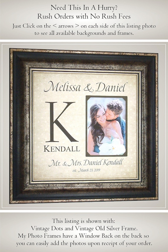 Custom Wedding Monogram Monogrammed Gift Image 0