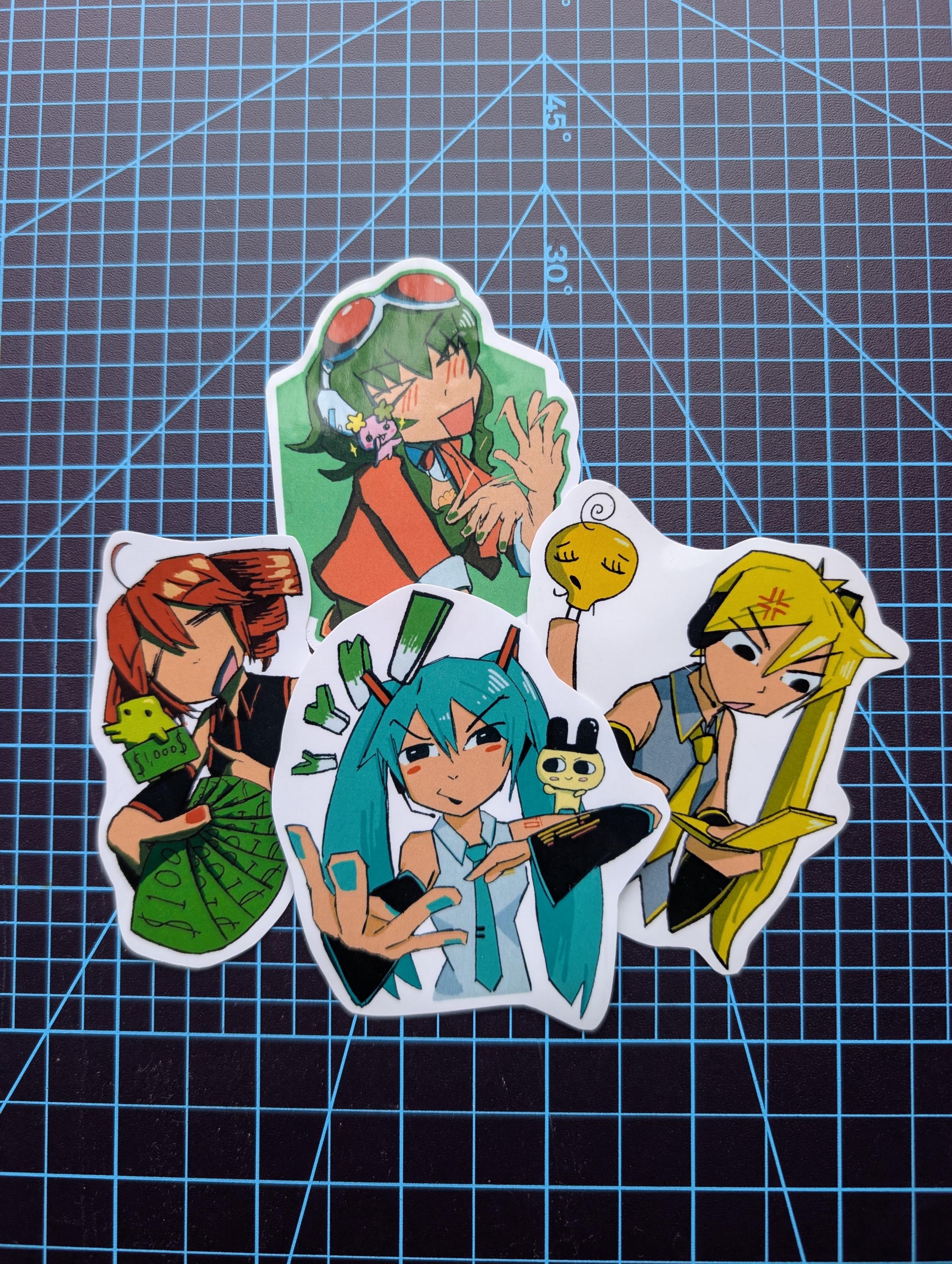 Tama X Triple Baka Stickers! [miku Teto Neru Gumi] - Etsy