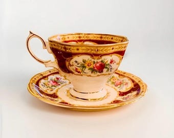 ロイヤルアルバート レディーハミルトン 1940年代 ティーカップ