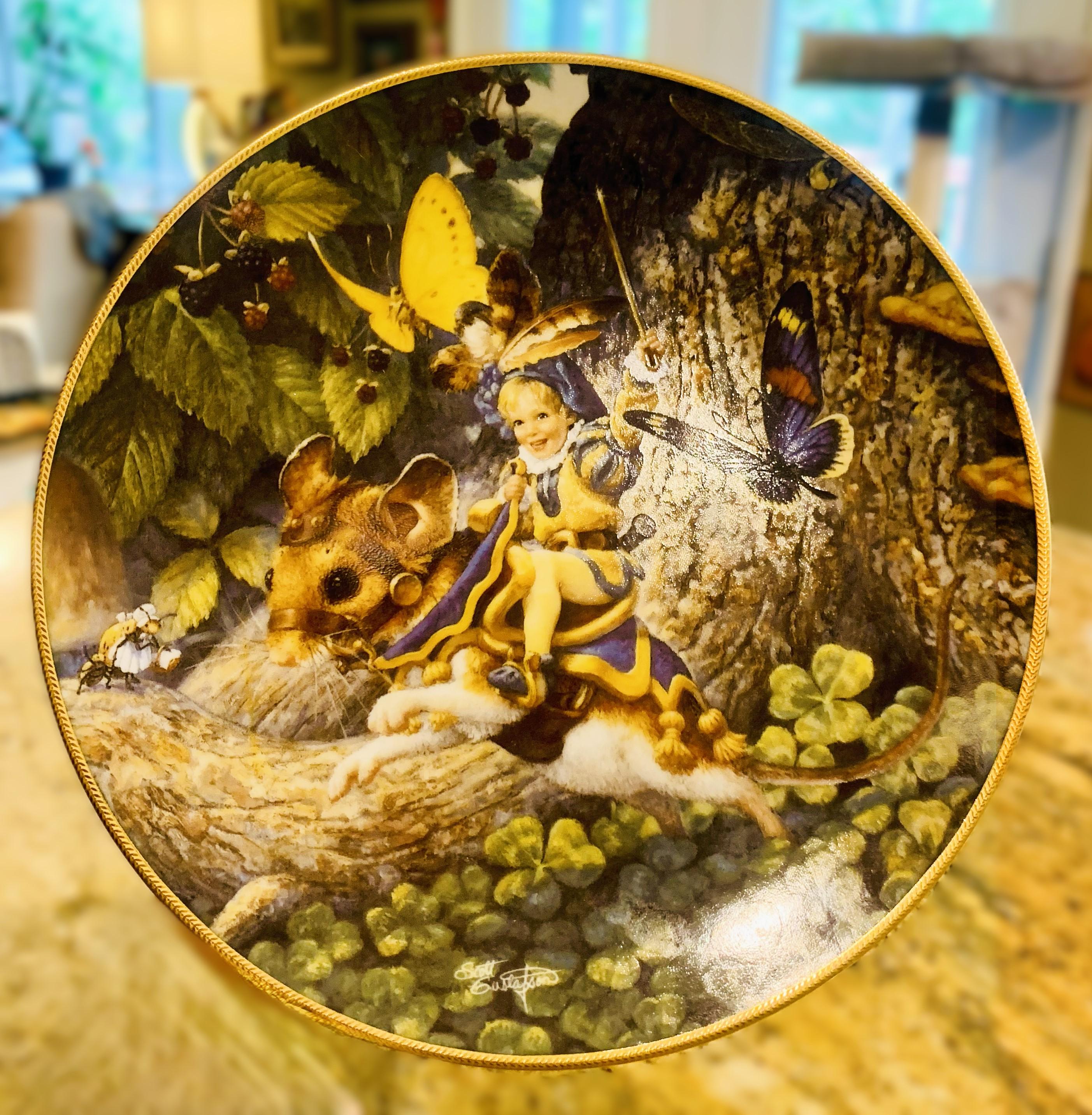 Knowles 1992 “tom Thumb” Collector Plate by Scott Gustafson