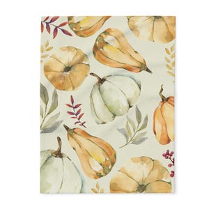 Pumpkin Fleece Blanket