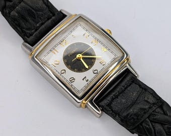 Vintage Fossil Women's Tank Style Quartz Watch