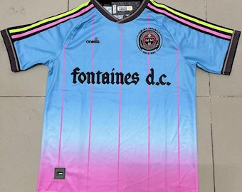 Bohemians Football Club - 2025 Shirt - Fontaines DC - Adults sizes small to 2XL - 10 days delivery time