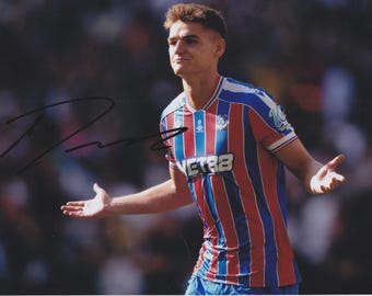 Football - Justin Devenny - Hand Signed A4 Photograph - Crystal Palace - COA